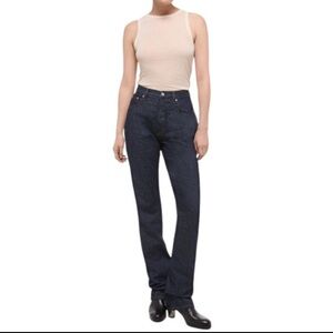 Longchamp Straight Leg Denim Jeans Blue Women’s Size 36